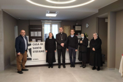Dr. Kovács Gergely, gyulafehérvári érsek látogatása a Szent István Házban